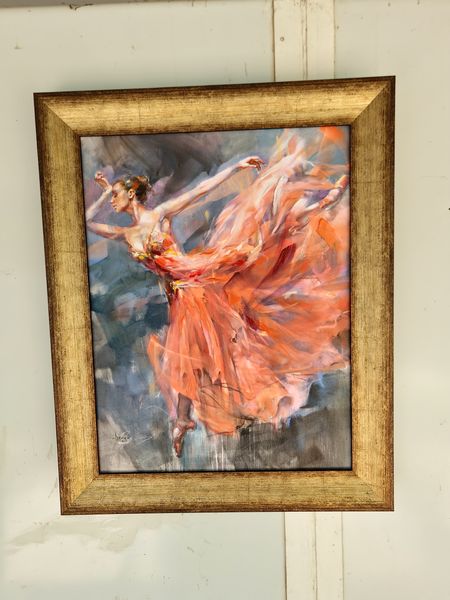 Figurative Canvas — framed by Wechi